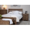 Rustic Solid Oak Furniture 4ft6 Double Bed